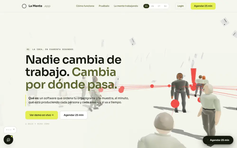 The la-mente.app platform
